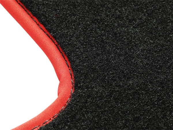 UKホンダ純正 HONDA シビック タイプ R FK2 右ハンドル車用 平成27年12月-平成28年6月 エレガンス フロアマット カーペット レッドエッジ TYPE Rロゴ ロゴプレート フロント リア 1台分 4枚セット CIVIC