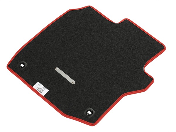 UKホンダ純正 HONDA シビック タイプ R FK2 右ハンドル車用 平成27年12月-平成28年6月 エレガンス フロアマット カーペット レッドエッジ TYPE Rロゴ ロゴプレート フロント リア 1台分 4枚セット CIVIC