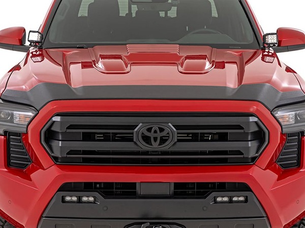 【ROUGH COUNTRY 正規品】24y- トヨタ TOYOTA タコマ フードプロテクター バグガード ボンネットガード ボンネットプロテクター テクスチャーブラック 両面テープ ラフカントリー