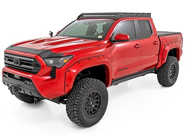 【ROUGH COUNTRY 正規品】24y- トヨタ TOYOTA タコマ フードプロテクター バグガード ボンネットガード ボンネットプロテクター テクスチャーブラック 両面テープ ラフカントリー
