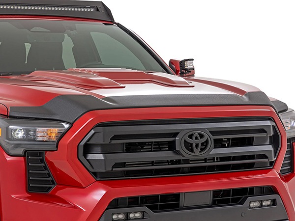 【ROUGH COUNTRY 正規品】24y- トヨタ TOYOTA タコマ フードプロテクター バグガード ボンネットガード ボンネットプロテクター テクスチャーブラック 両面テープ ラフカントリー
