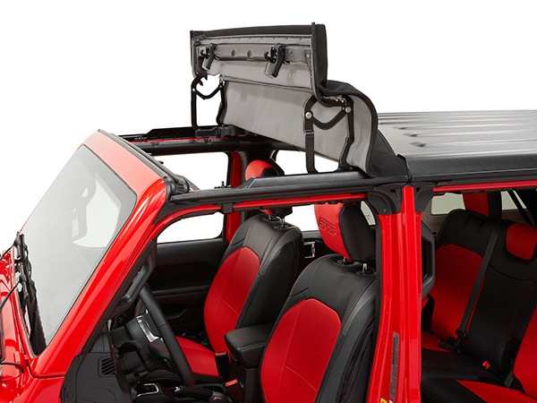【BESTOP 正規品】ジープ JEEP JL ラングラー JT グラディエーター ハードトップ用 サンライダー ソフトトップ オープン ブラックダイヤモンド アクリル 5245435 べストップ