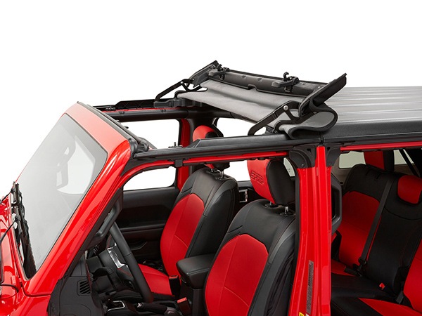 【BESTOP 正規品】ジープ JEEP JL ラングラー JT グラディエーター ハードトップ用 サンライダー ソフトトップ オープン ブラックダイヤモンド アクリル 5245435 べストップ