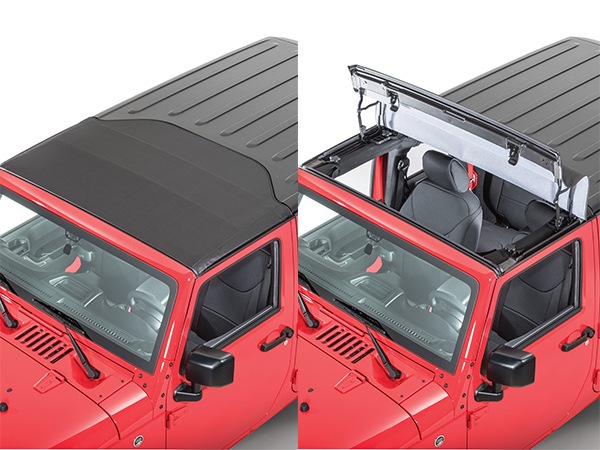 【BESTOP 正規品】ジープ JEEP JK ラングラー 4ドア ハードトップ用 サンライダー ソフトトップ オープン ブラックダイヤモンド アクリル 5245335 べストップ
