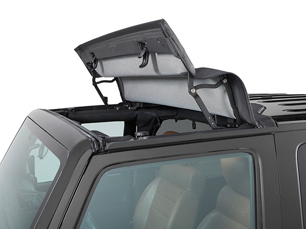 【BESTOP 正規品】ジープ JEEP JK ラングラー 4ドア ハードトップ用 サンライダー ソフトトップ オープン ブラックダイヤモンド アクリル 5245335 べストップ