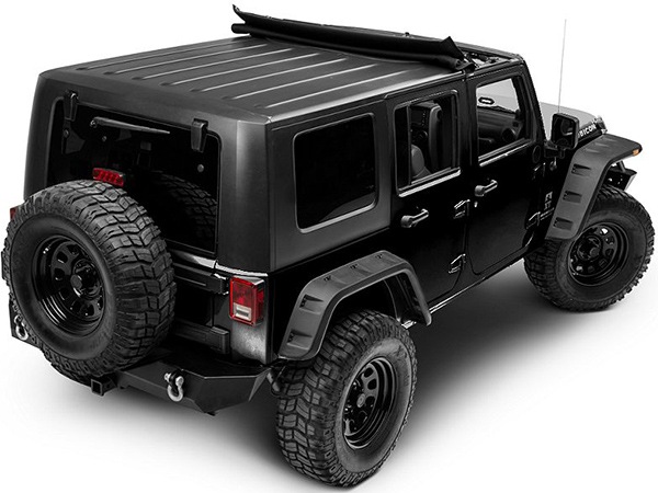 【BESTOP 正規品】ジープ JEEP JK ラングラー 4ドア ハードトップ用 サンライダー ソフトトップ オープン ブラックダイヤモンド アクリル 5245335 べストップ