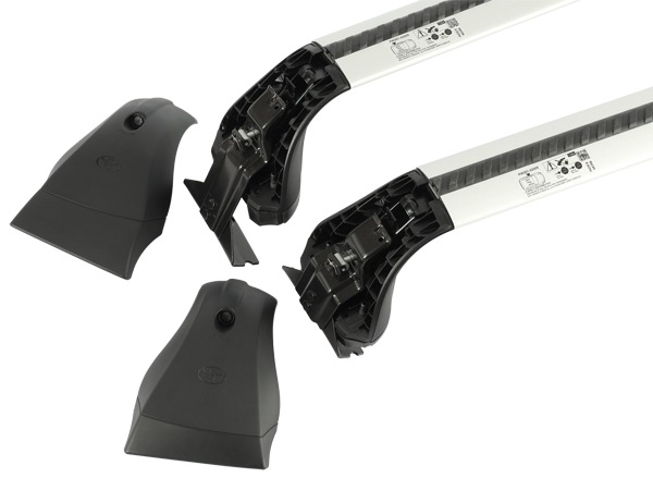 USトヨタ純正 TOYOTA カローラスポーツ 210系 NRE/ZWE/MZEA系 平成30年6月-現行 | GRカローラ GZEA14H 令和4年12月-現行 ルーフラック クロスバー ルーフキャリア ベースキャリア 1台分 2本セット シルバー アルミ製 サイドカバー キー付