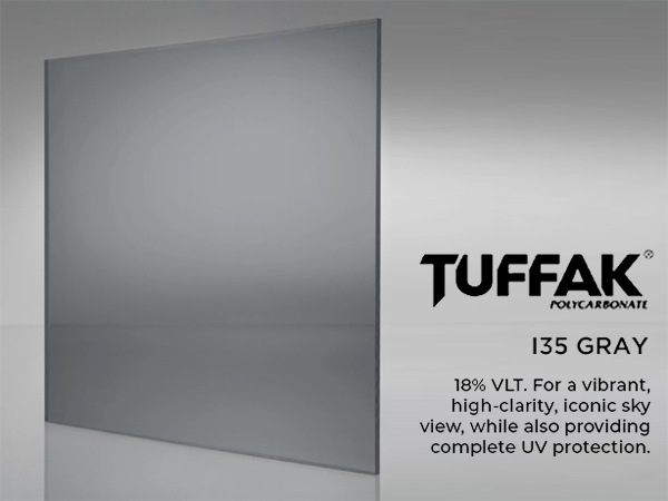 【PUTCO 正規品】エレメント スカイビュー 581002 スモークハードトップ プレミアムポリカーボネート製 UVプロテクト 耐熱温度 -128度～65度 ジープ JL ラングラー JT グラディエーター