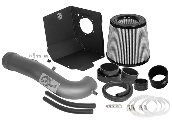 【aFe Power 正規品】15-20y シボレー タホ サバーバン 15-20y GMC ユーコン ユーコンXL 15-20y キャデラック エスカレード エスカレードESV V8 6.2L 5.3L Magnum FORCE Stage-2 Matte Gray コールドエアインテーク エアフィルター Pro DRY S フィルター(乾式) 51-12332-GR