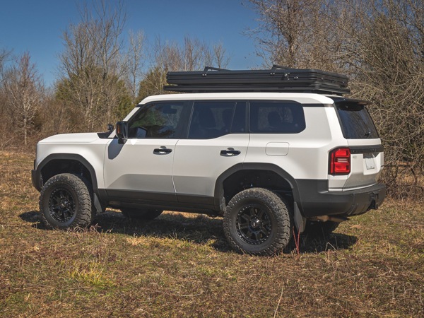 【ROUGH COUNTRY 正規品】トヨタ TOYOTA ランドクルーザー 250 ランクル 250系 令和6年4月-現行 ルーフラック 88203 パウダーコート仕上げ アルミ製 ラフカントリー