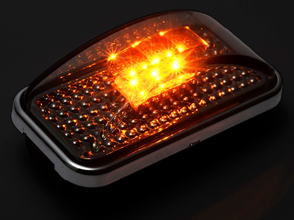 クリスタル LEDルーフマーカーランプ スモーク 10個セット フロント