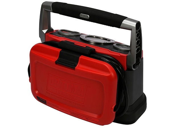 【OPTIMA 正規品】12V バッテリーチャージャー Digital 1200 AGM EFB対応 バッテリー充電器 内蔵温度検知機能あり スパーク防止 逆極性保護 8段階充電プログラム 12V鉛蓄電池 充電最大160Ah オプティマ