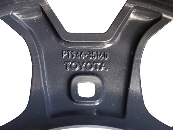 USトヨタ純正 SR SX Package 16インチホイール ダークアントラシート