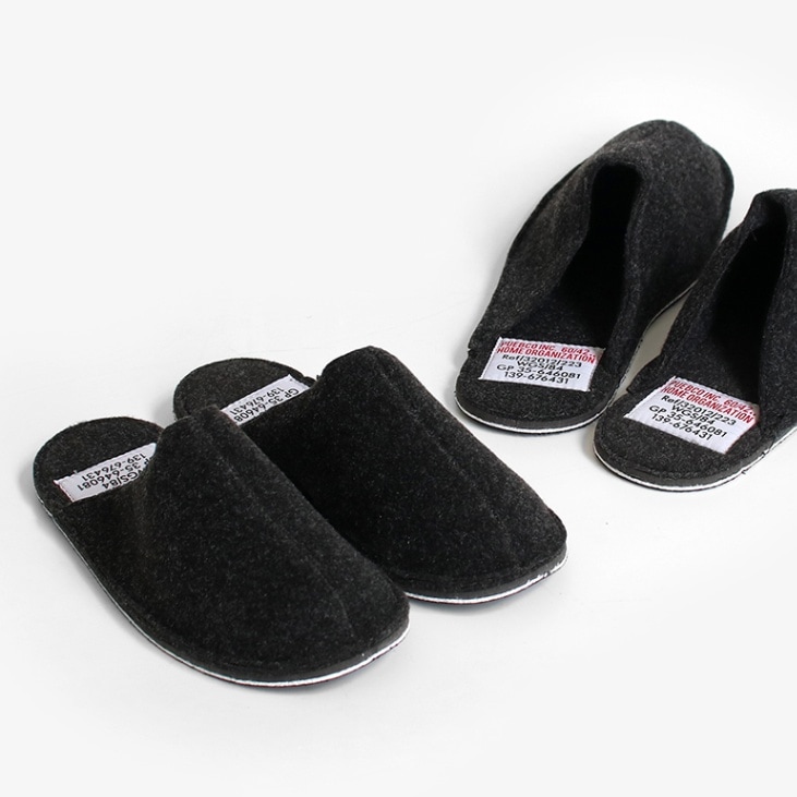 PUEBCO プエブコ｜SLIPPER(DARK GRAY)