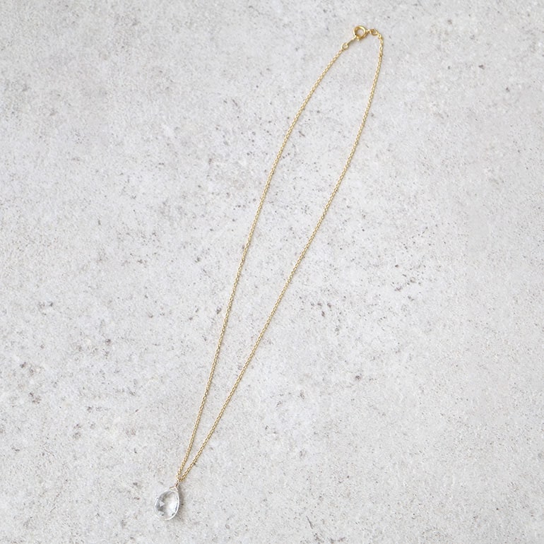 ラボラトリウム｜crystal quartz necklace