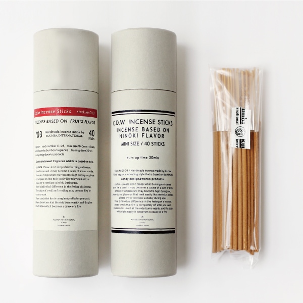 CANDY DESIGN&WORKS　キャンディデザイン＆ワークス｜C.D.W. Incense One Month Pack
