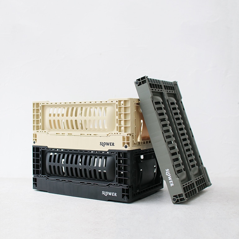 SLOWER スロウワー｜FOLDING CONTAINER Bask S