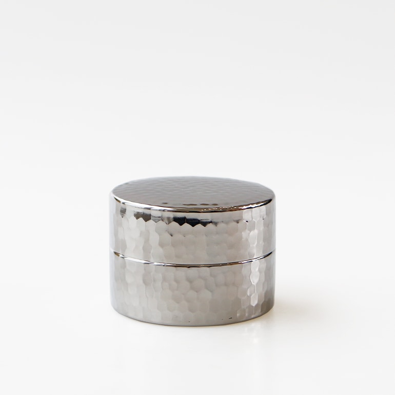 工房アイザワ｜茶筒 ハーフ(槌目)