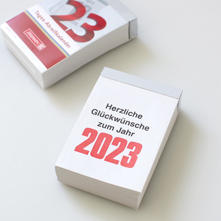 【セール】BRUNNEN ブルンネン|Tear-off Calendar【No.4】2023年 日めくりカレンダー No.4