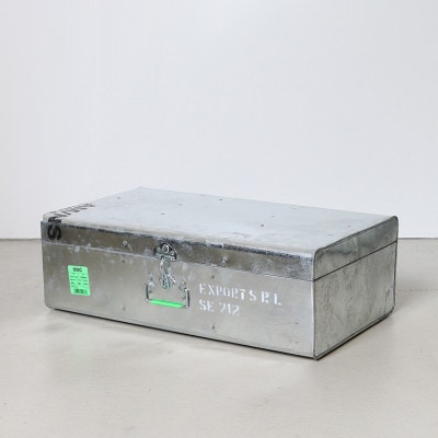 PUEBCO シルバー ボックス型ケース 1186525 PUEBCO プエブコ｜STEEL TRUNK 11L 通販｜DUPON35