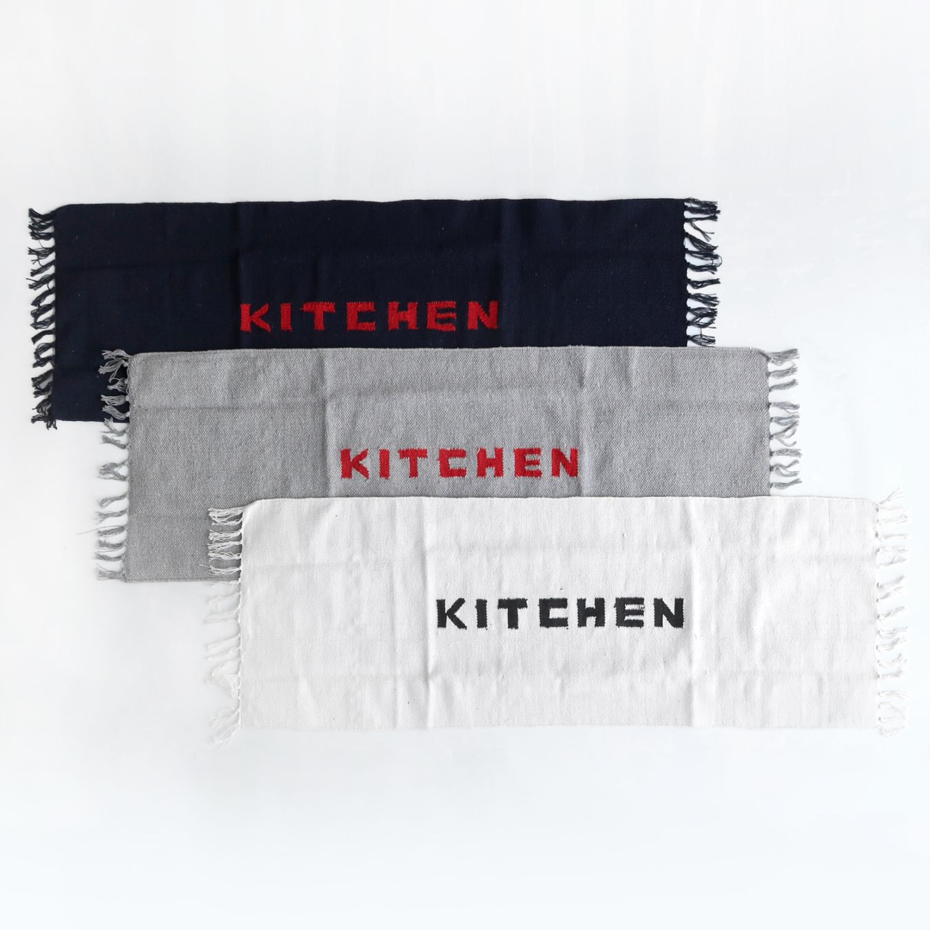 PUEBCO プエブコ｜HANDLOOMED RECYCLE YARN KITCHEN MAT キッチン