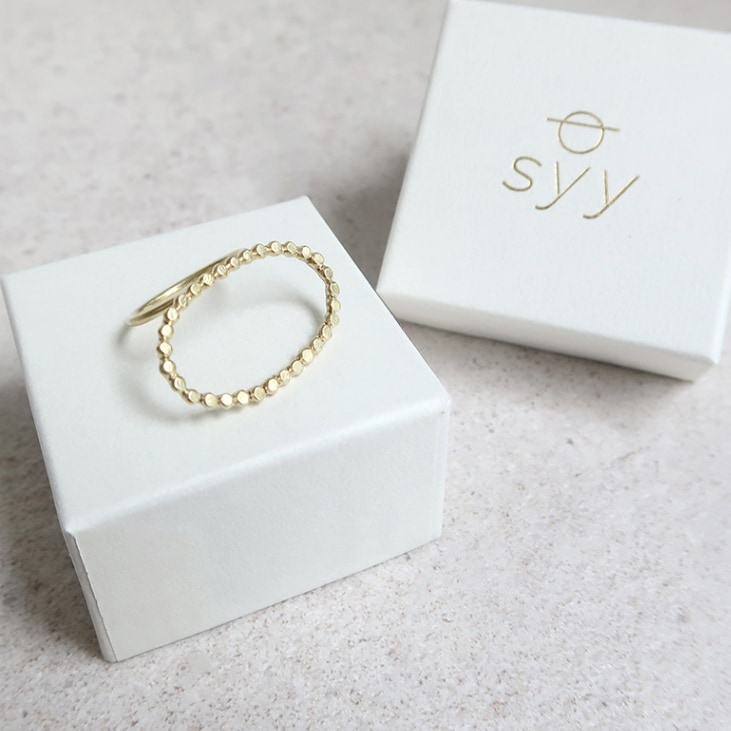 syy スー｜orbit 　真鍮リング