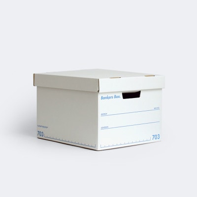 Fellowes フェローズ｜BANKERS BOX 703sボックス 3個1パック（ブラック