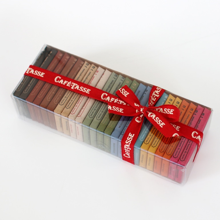 【季節商品】Cafe-Tasse カフェタッセ｜ミニタブレットアソートチョコ（24枚入）
