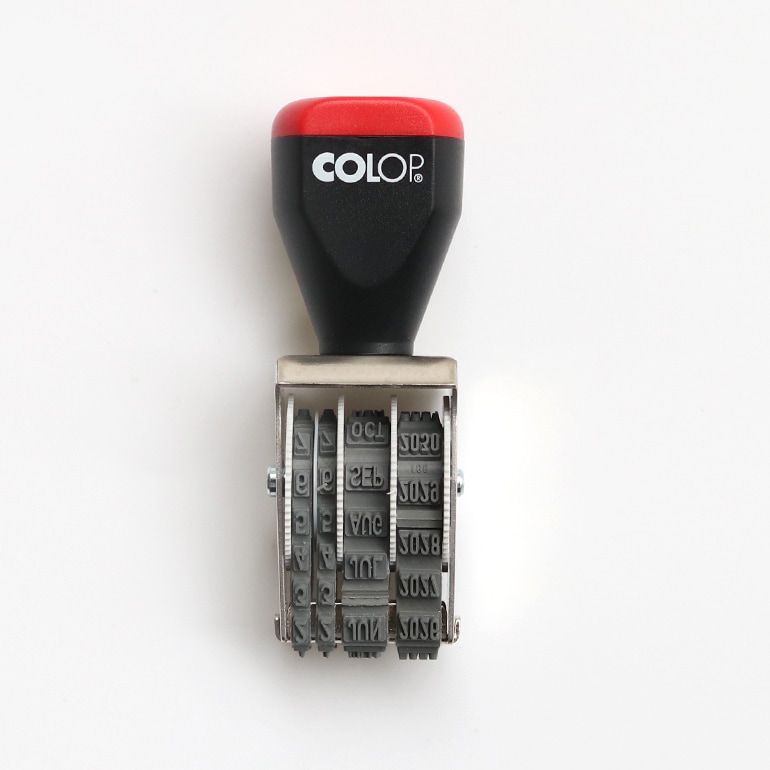 【取扱終了/在庫限り】COLOP コロップ｜バンド式 回転日付スタンプ(英語月)