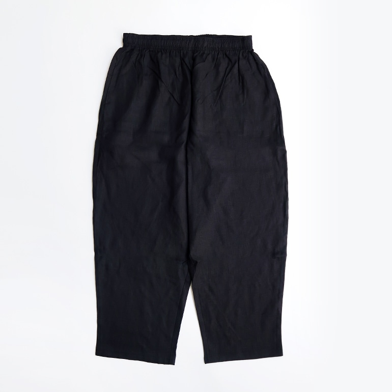 VOIRY ヴォイリー｜SUNDAY PANTS-LINEN BLACK