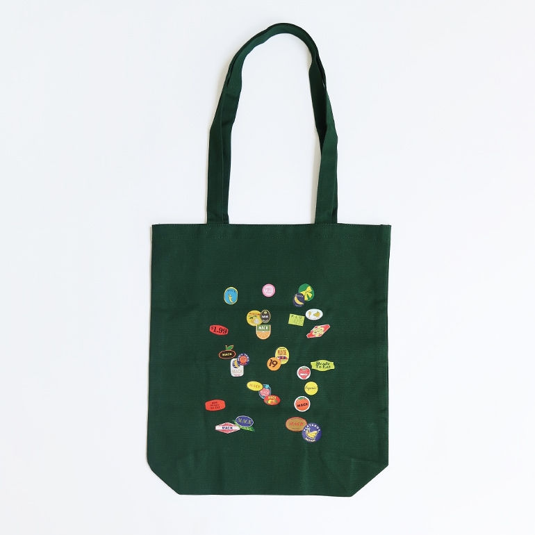 【再入荷未定】MACK FRUIT STICKER TOTE BAG