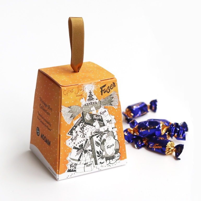 Fazer ファッツェル｜ムーミン GodJul オーナメントボックス　KFミルクチョコレート