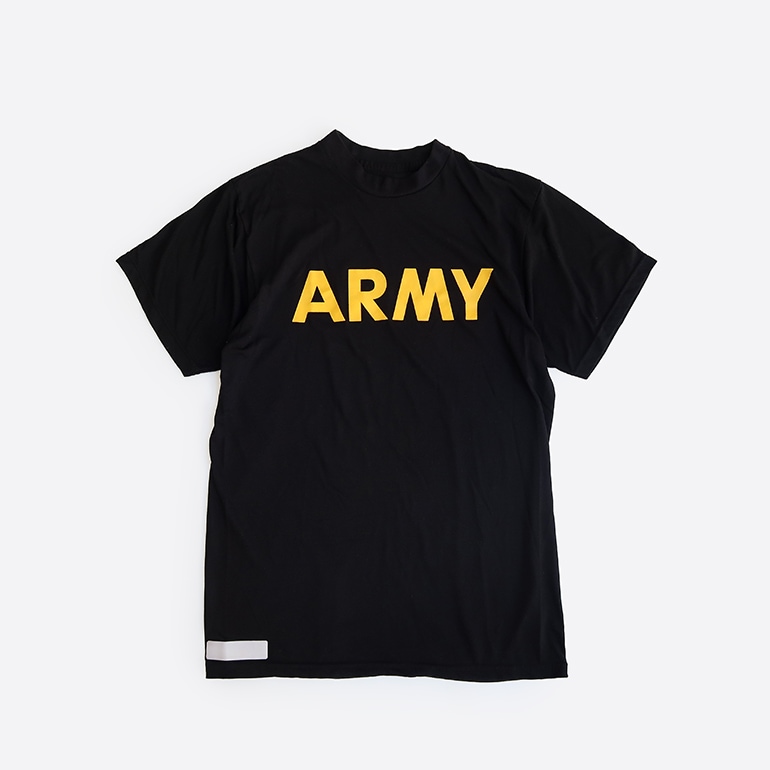 US ARMY トレーニングTシャツ ブラック S/M
