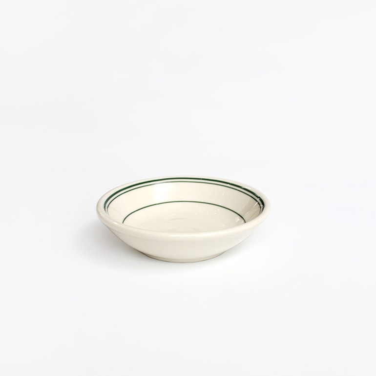 HOMER LAUGHLIN CHINA ホーマーラフリンチャイナ｜GREEN BAND FRUIT BOWL