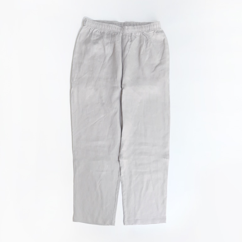 VOIRY ヴォイリー｜DOCTOR PANTS-LINEN L-GRAY