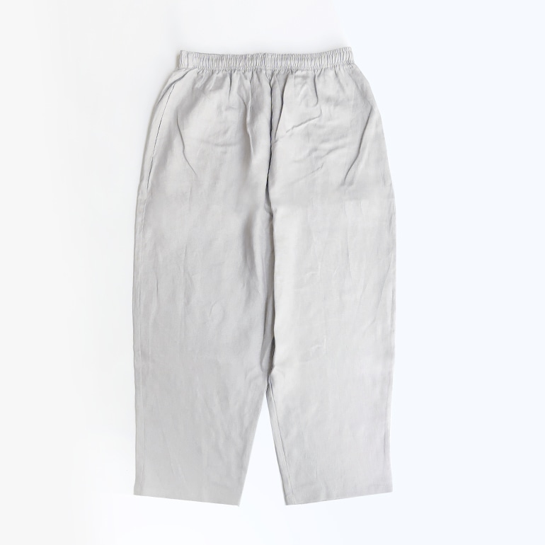 VOIRY ヴォイリー｜SUNDAY PANTS-LINEN L-GRAY