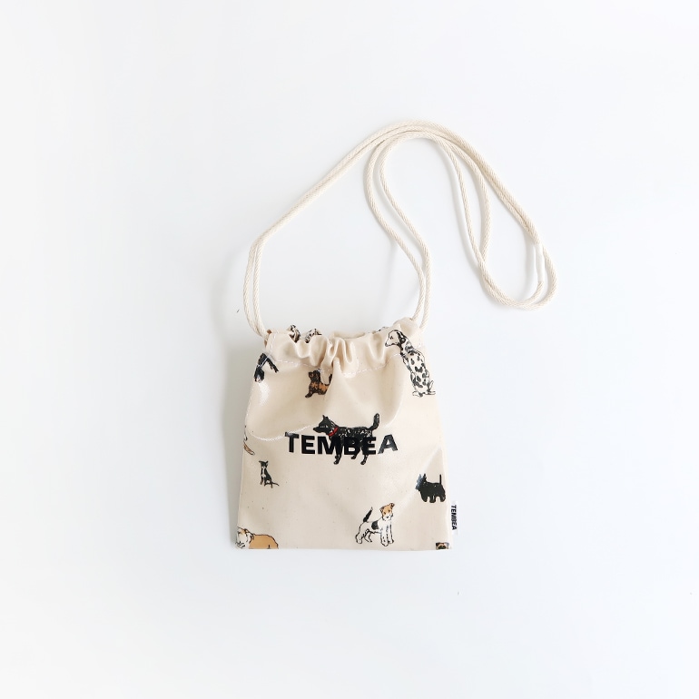 TEMBEA テンベア｜巾着 POCHETTE (PVC)　DOG-1