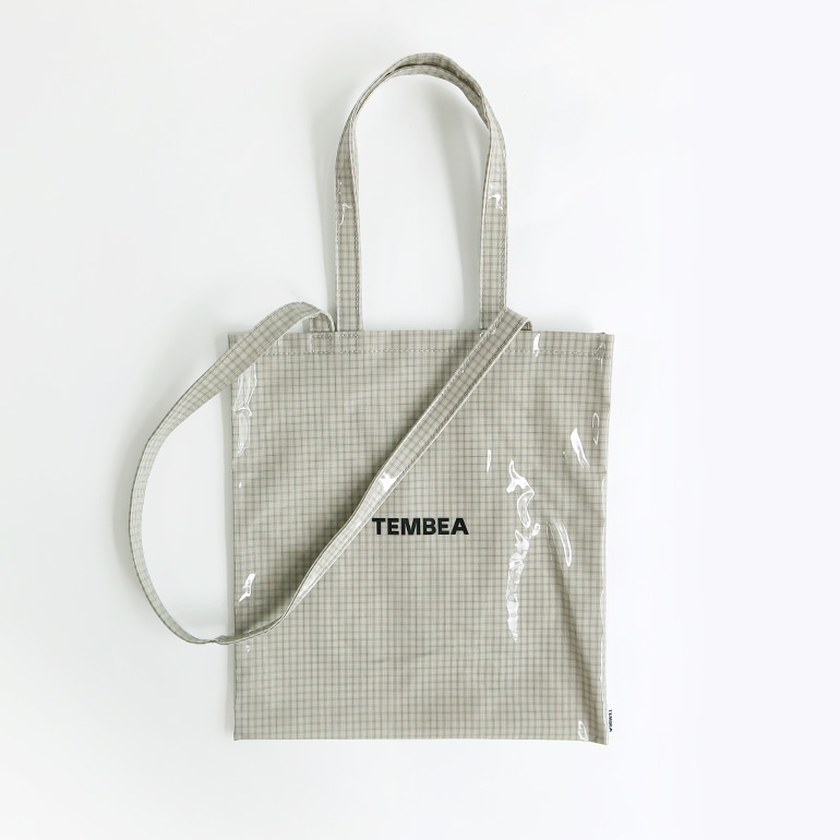 TEMBEA テンベア｜3HANDLE TOTE　CHECK GREY-GREEN