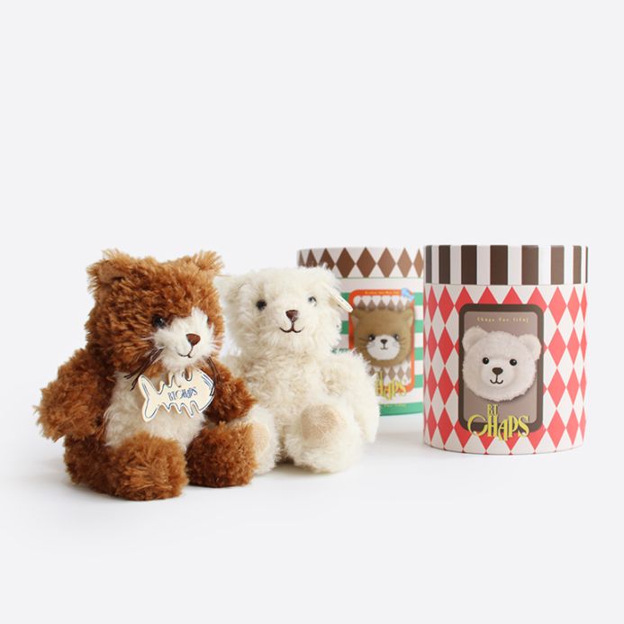 B.T. CHAPS ビーティーチャップス｜ Mini Bear/Mini Cat 12cm in Giftbox