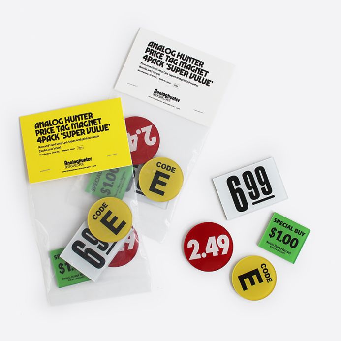 CANDY DESIGN&WORKS　キャンディデザイン＆ワークス｜Analog Hunter Price Tag Magnet アナログ ハンター プライス タグ マグネット