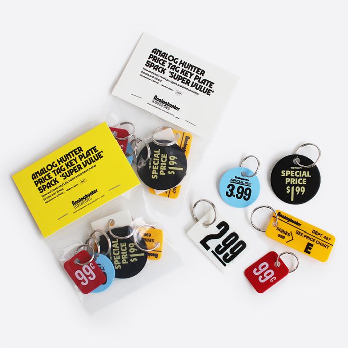 CANDY DESIGN&WORKS　キャンディデザイン＆ワークス｜Analog Hunter Price Tag Key Plate アナログ ハンター プライス タグ キー プレート