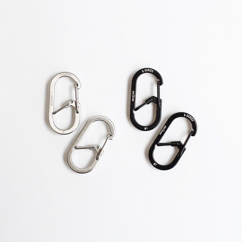 NITE IZE ナイトアイズ｜Gシリーズ DUAL CHAMBER CARABINER #1 (2個入)