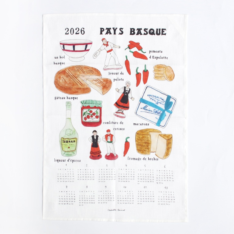 fog フォグ｜2026 リネンカレンダー【バスクからお土産】