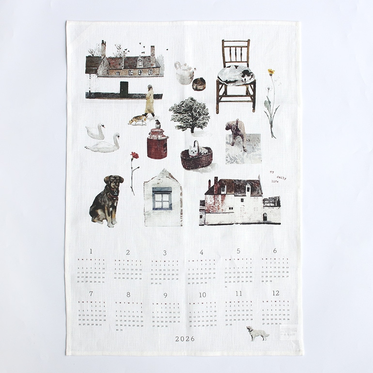 fog フォグ｜2026 リネンカレンダー【いつもの暮らし】