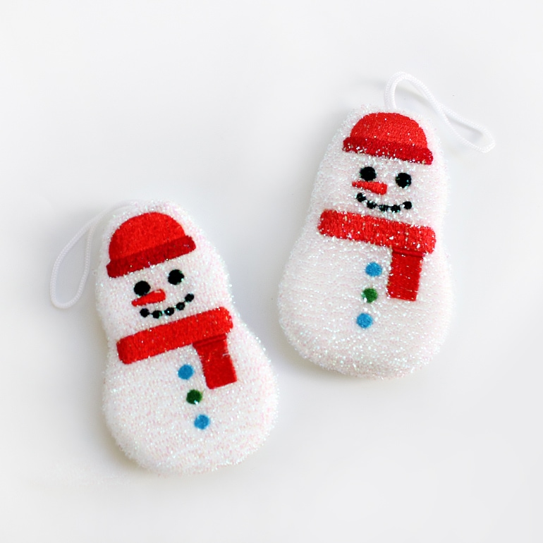 KIKKERLAND キッカーランド｜SNOWMAN SCRUB SPONGES (2個組)