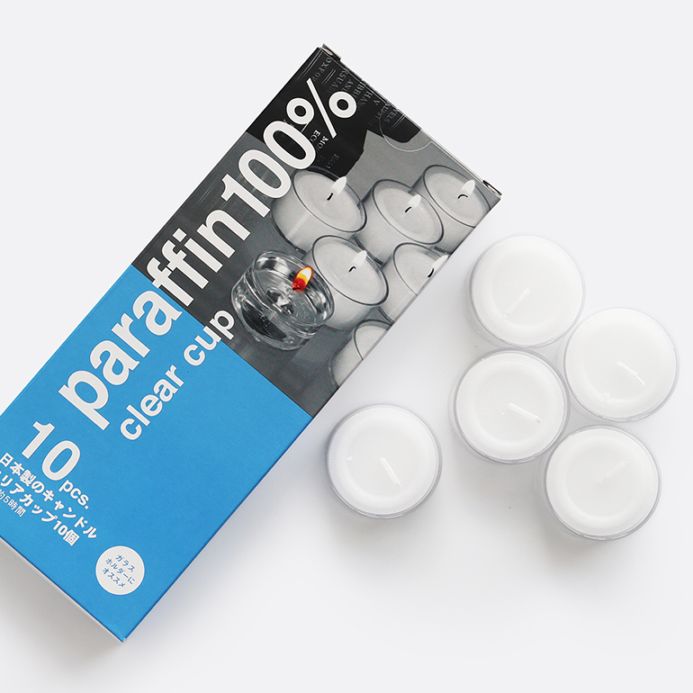 カメヤマ｜日本製のキャンドルクリアカップ 10個入