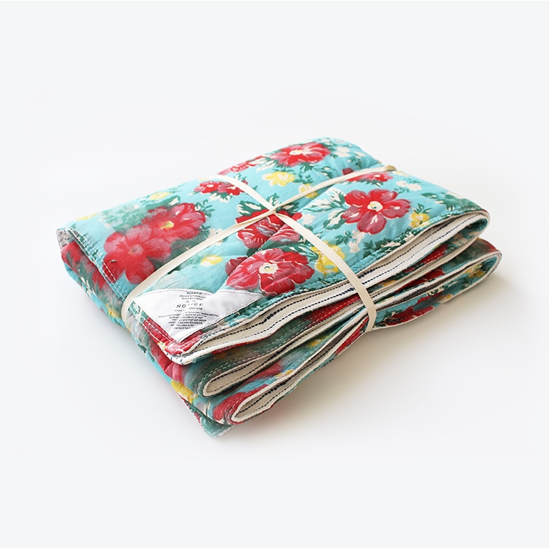 PUEBCO プエブコ｜PUFFY NAP MAT / FLOWER x STRIPE