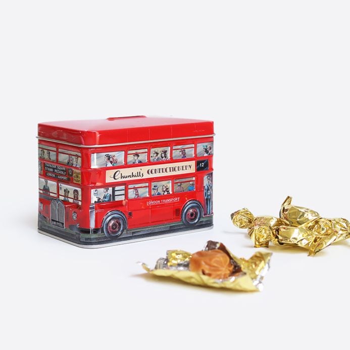 Churchill's チャーチル｜ロンドンバス缶 トフィー 150g