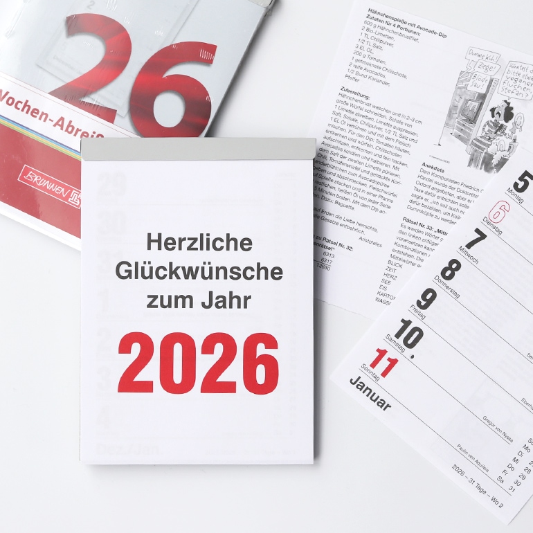 BRUNNEN ブルンネン｜2026年 ウィークリーカレンダー【No.25】