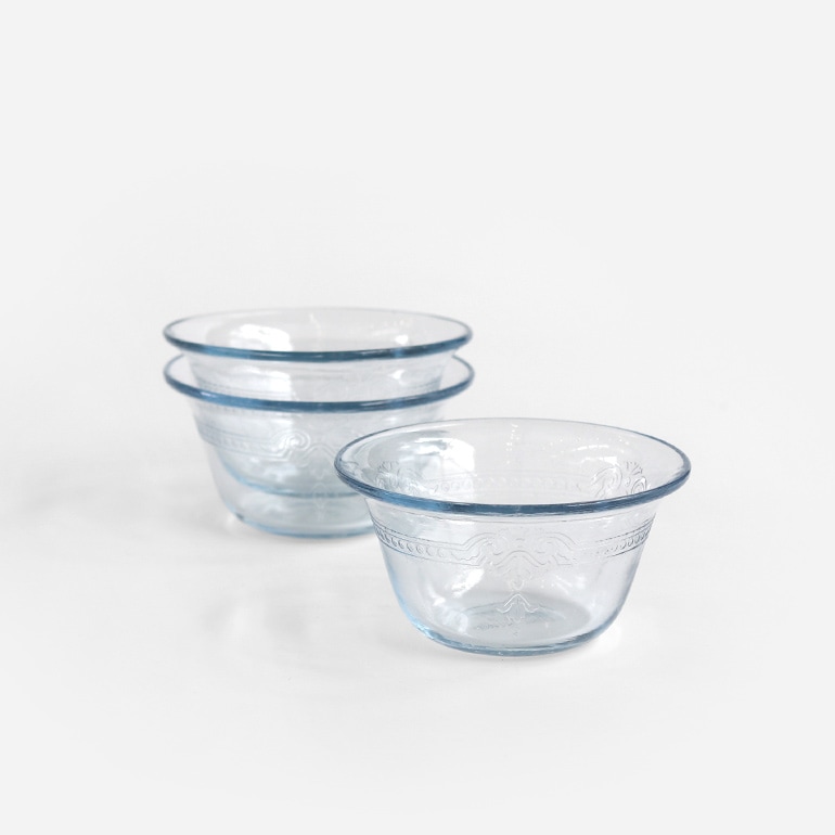 VINTAGE｜Fire-King サファイヤブルー カスタードカップ(1点販売)